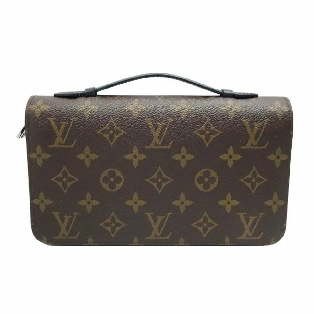 Louis Vuitton Shoulder Bag Macassar Brown Zippy